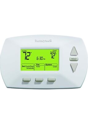 Honeywell Digital Thermostat RTH6350D with Green Backlit Display